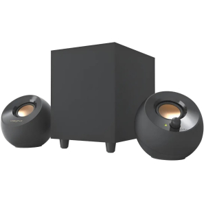 Parlante Creative Pebble Plus 2.1 8W/16W 3.5mm USB Black, 51MF0480AA000