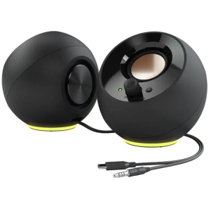 Parlante Creative Pebble SE RGB 2.0 4.4W/8.8W 3.5mm USB Black, 51MF1725AA000 / CREATIVE