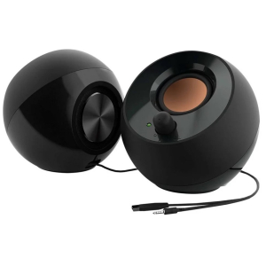 Parlante Creative Pebble V2 2.0 8W/16W 3.5mm USB-C Black, 51MF1695AA000 / CREATIVE