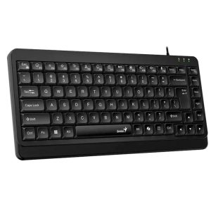 Teclado Genius LuxeMate 109 TKL AI Copilot Compacto USB SP Black, 31310060401 / GENIUS