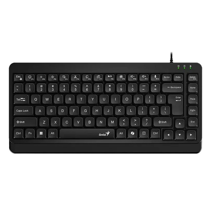 Teclado Genius LuxeMate 109 TKL AI Copilot Compacto USB SP Black, 31310060401 / GENIUS