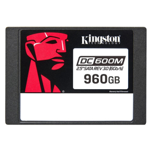 Disco Solido Kingston DC600M 960GB SATA 6Gb/s 2.5pulgadas, Uso Mixto, Servidor Dispositivo compatible, 1752TBW, 560MB/s, 256-bit AES / Kingston