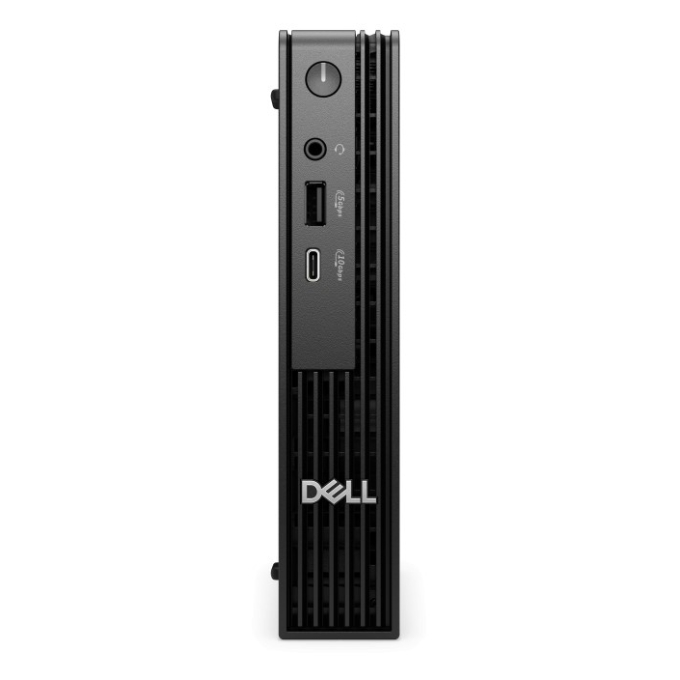 Computadora CPU Dell Pro Micro QCM1250, Intel Core Ultra7 265T, Memoria RAM 16GB DDR5, Disco Solido 512GB NVMe PCIe 4.0, Wi-Fi 6E, Win11 Pro, Negro / Dell