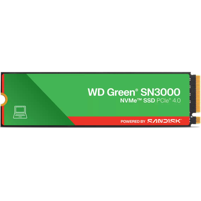Disco Duro Solido 1Tb SSD, Wester Digital Greeen, M.2 SN3000, NVMe 2280,PCIe Gen 4.0 / Western Digital