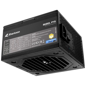 Fuente de Poder Sharkoon Rebel P15 850W ATX 3.1 80 Plus Gold / SHARKOON