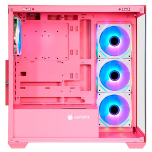 Case Antryx FX-750 Pink, 4 Ventiladores ARGB, USB Tipo-C, ATX, M-ATX, AC-FX750PK / Antryx