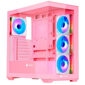 Case Antryx FX-750 Pink, 4 Ventiladores ARGB, USB Tipo-C, ATX, M-ATX, AC-FX750PK