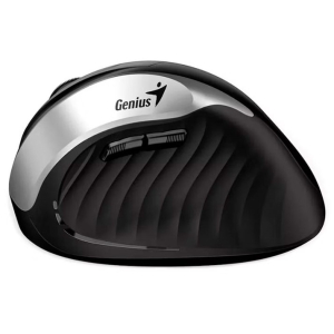 Mouse Inalambrico Genius Ergo 8250S Vertical, 6 Botones, Ergonomico, Silver/Grey / GENIUS
