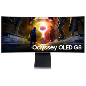 Monitor Samsung Odyssey OLED G8 34 Curvo 3440x1440 UWQHD 175Hz, DisplayPort, Gamer, LS34DG850SLXPE