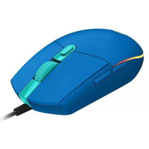 Mouse Gamer Logitech G203, LIGHTSYNC, 8000 DPI, RGB, Blue, 910-005792-P / LOGITECH