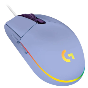 Mouse Gamer Logitech G203, LIGHTSYNC, 8000 DPI, RGB, Lila, 910-005851 / LOGITECH