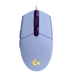 Mouse Gamer Logitech G203, LIGHTSYNC, 8000 DPI, RGB, Lila, 910-005851