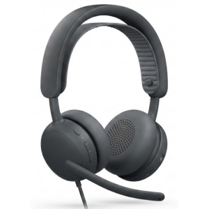 Audifonos con Microfono Logitech Zone Wired 2 for Business, Estereo, Graphite, 981-001632