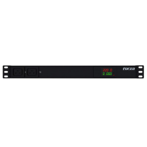 PDU Forza 1U para Rack 10 Tomas de Corriente, 8 x C13, 2 x C19, AC 200/240V, Medido con SPD, FPD-1012M1U / Forza