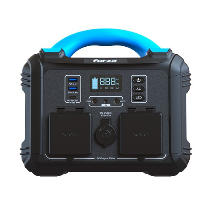 Forza Titan Series Battery Backup Power Station FPP-T302-I 300W, 220V AC, Salida Universal / Forza