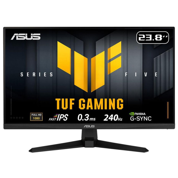 Monitor ASUS 23.8pulgadas Full HD 1920x1080 240Hz IPS 0.3ms, HDMI, DisplayPort, Black, VG249QM5A / Asus