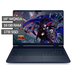 Laptop Alienware 16X Aurora AC16251, Intel Core Ultra9 275HX, Memoria RAM 16GB, Disco Solido 1TB SSD, RTX 5070 8GB, Pantalla 16 QWXGA 2560x1600 240Hz, Teclado RGB Retroiluminado, Win11, Gamer