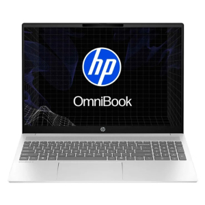 Laptop HP OmniBook 5 16-BC1052WM, AMD Ryzen5 8540U, Memoria RAM 8GB DDR5, Disco Solido 512GB SSD, AMD Radeon 740M, Pantalla 16pulgadas WUXGA 1920x1200, Win11, Glacier Silver / HP