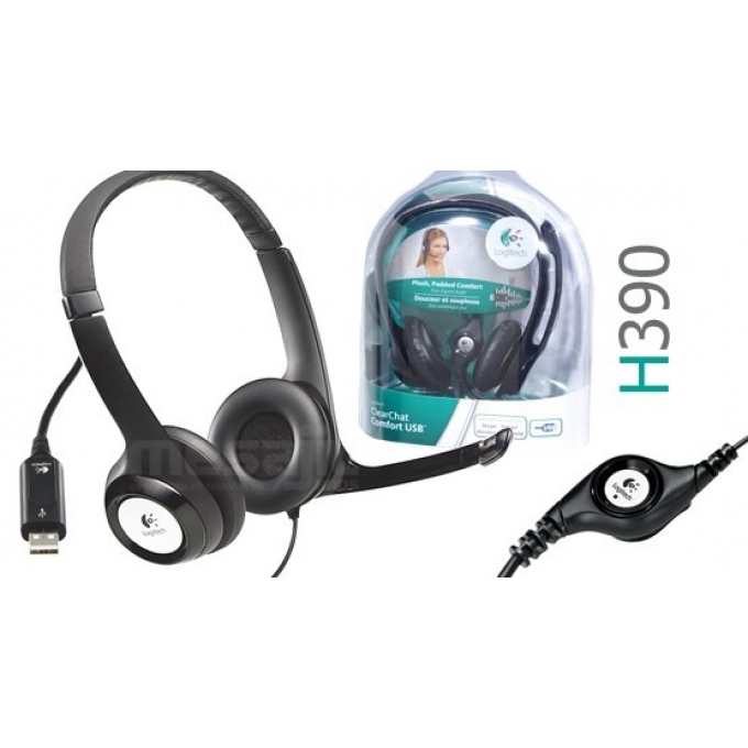 AUDIFONO CON MICROFONO LOGITECH CLEAR CHAT H390 USB / LOGITECH