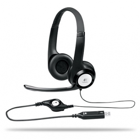 AUDIFONO CON MICROFONO LOGITECH CLEAR CHAT H390 USB / LOGITECH