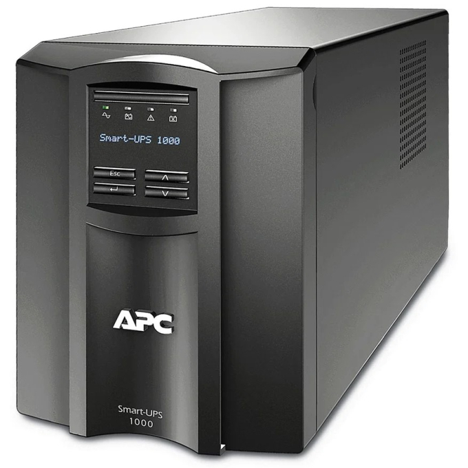 UPS de Linea Interactiva APC Smart-UPS 1000VA/700W, Torre, AVR, Onda Sinusoidal, 8 x IEC 60320 C13, 2 x IEC Jumper, 230V AC, Bateria y Proteccion contra Sobretensiones / APC