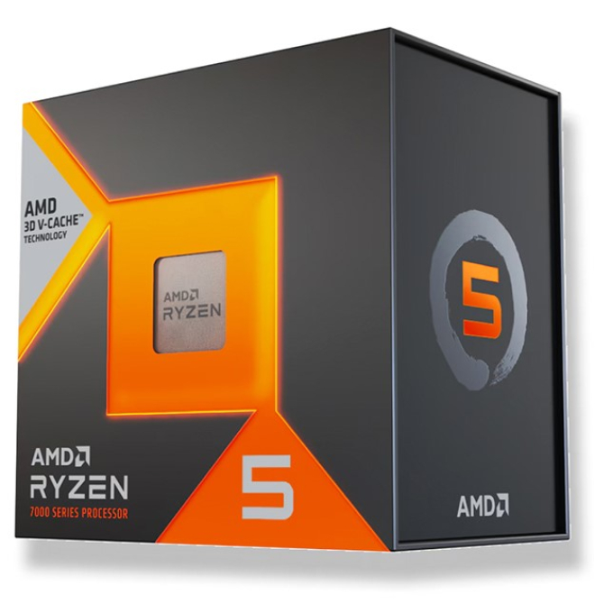 Procesador AMD Ryzen5 7600X3D, 4.1/4.7GHz, 6 Nucleos, 96MB L3, Socket AM5, 5nm, 65W / AMD