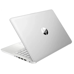 Laptop HP 14-DQ6101DX, Intel N150, Memoria RAM 4GB DDR5, Disco Solido 128GB SSD, Pantalla 14pulgadas HD 1366x768, Win11, Silver / HP