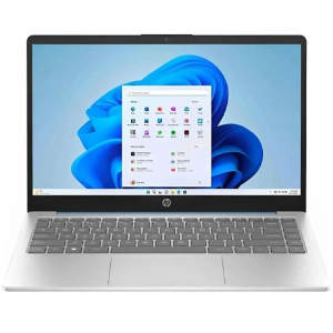 Laptop HP 14-EM002WM, AMD Athlon 7120, Memoria RAM 4GB, Disco Solido 128GB SSD, Pantalla 14 HD 1366x768, Win11, Moonlight Blue