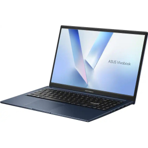 Laptop ASUS Vivobook, Intel Core 3 100U, Memoria RAM 8GB, Disco Solido 128GB SSD, Pantalla 15.6pulgadas Full HD 1920x1080, Win11, Quiet Blue, X1504VAP-C38128 / Asus