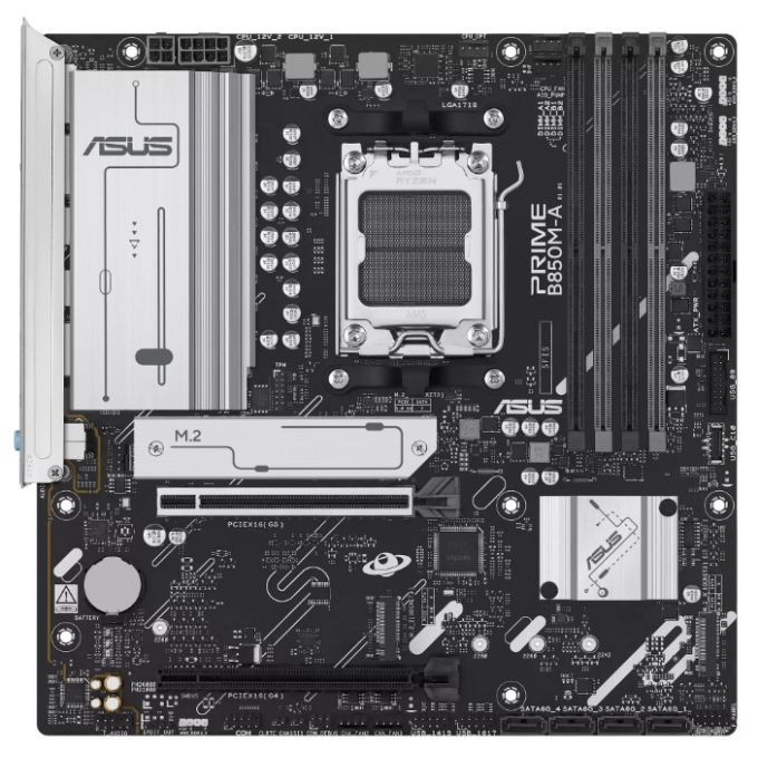Placa Madre ASUS Prime B850M-A, AMD B850, Socket AM5, DDR5 / Asus