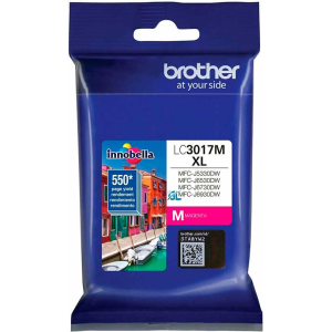 Cartucho de Tinta Brother LC-3017M Magenta para Impresoras MFC-J5330DW, J6530, J6730, J6930 - 550 Paginas