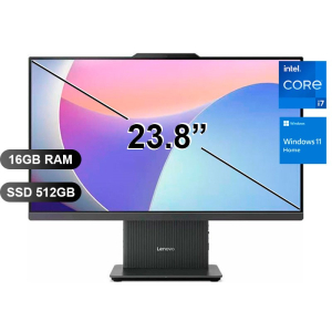 Computadora All in One AIO Lenovo IdeaCentre 24IRH9, Intel Core i7-13620H, Memoria RAM 16GB DDR5, Disco Solido 512GB SSD, Pantalla 23.8 1920x1080 Full HD IPS, Win11 Home, F0HN009XLD