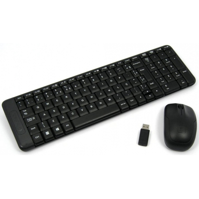 Combo teclado + Mouse LOGITECH MK220 Inalambrico Black WiFi (PN 920-004430) / LOGITECH