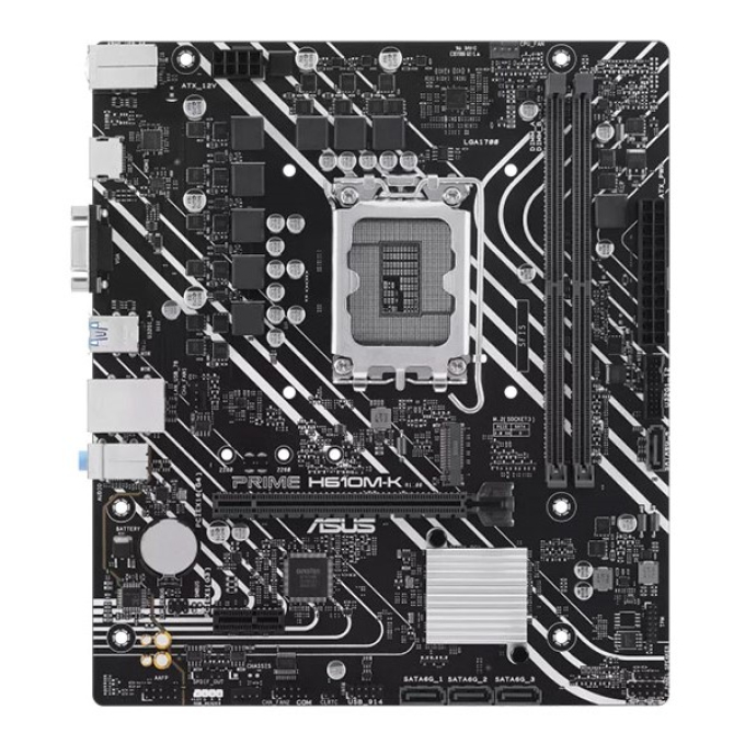 Placa Madre ASUS Prime H610M-K, Intel H610, Socket LGA 1700, DDR5 / Asus