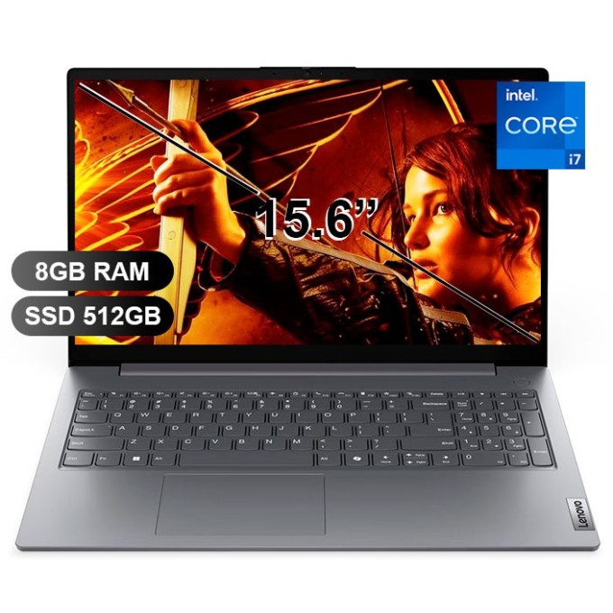Laptop Lenovo V15 G5 IRL, Intel Core i7-13620H, Memoria RAM 8GB DDR5, Disco Solido 512GB SSD, Pantalla 15.6pulgadas 1920x1080, 83GW005GLD / Lenovo