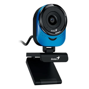 Camara Web Genius FaceCam 1000X Q, HD 720p, Blue, 32200009401 / Genius