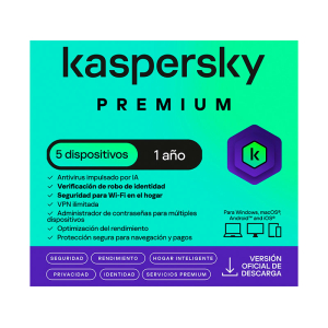 ANTIVIRUS KASPERSKY PREMIUM 5PC VIRTUAL