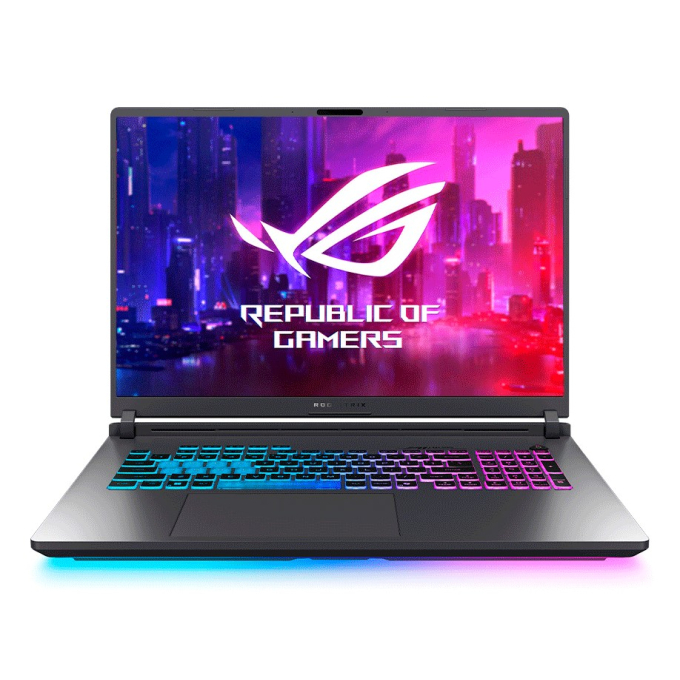 Laptop ASUS ROG Strix G18, Intel Core Ultra9 290HX, Memoria RAM 16GB DDR5, Disco Solido 1TB SSD, RTX 5070 8GB, Pantalla 18pulgadas WQXGA IPS, Windows 11, G815LP-TT191W / Asus