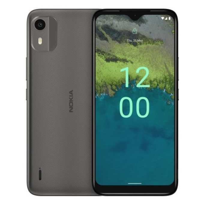 Celular Nokia C12 TA-1513, Memoria RAM 2GB, Almacenamiento 64GB, 4G LTE, Single SIM, Charcoal Carbon / NOKIA