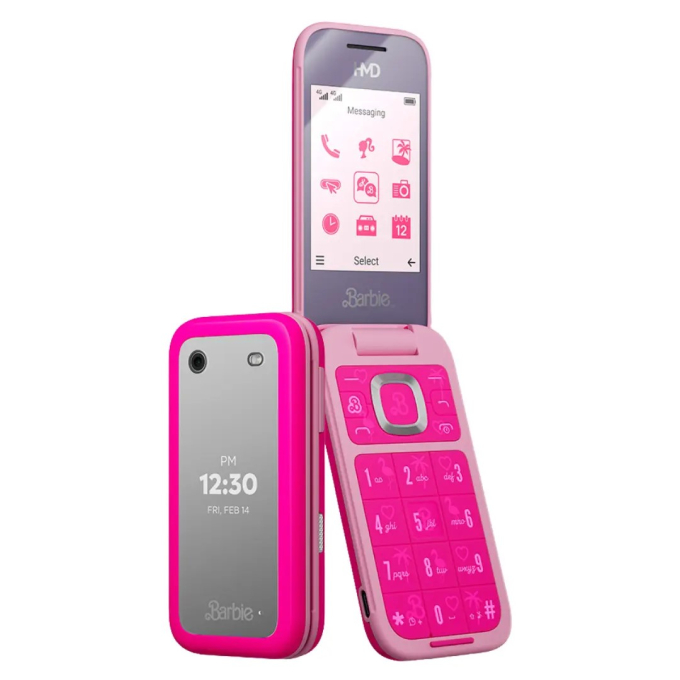 Celular HMD Barbie Phone TA-1681 4G LTE, Dual SIM, Power Pink / HMD