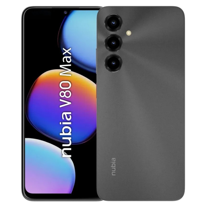 Celular ZTE V80 Max, Memoria RAM 8GB, Almacenamiento 256GB, 4G LTE, Single SIM, Negro / ZTE