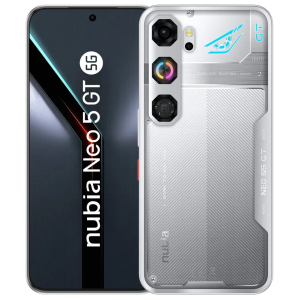Celular ZTE Nubia Neo 5 GT 5G, Memoria RAM 8GB, Almacenamiento 256GB, 5G LTE, Single SIM, Plateado