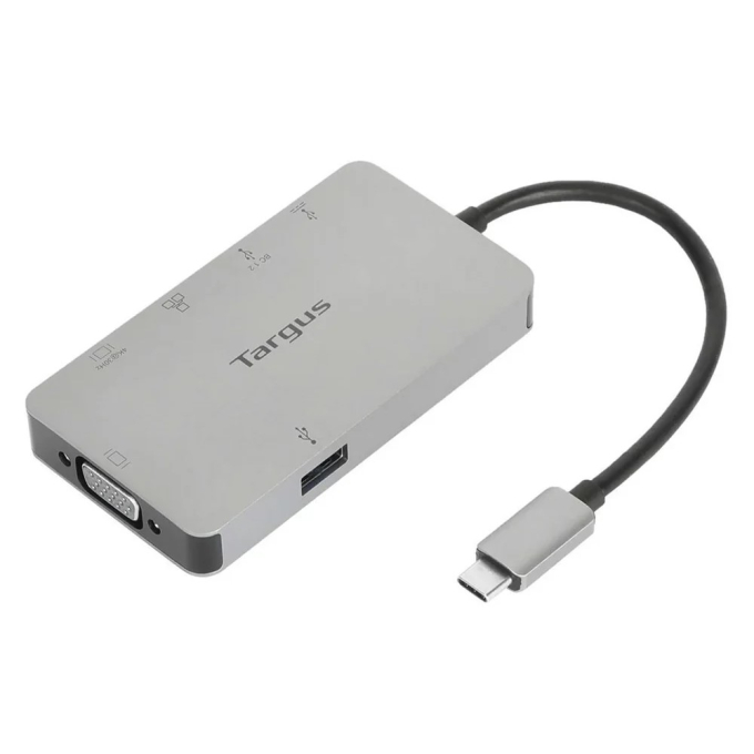Docking Station Targus USB-C, HDMI, VGA, RJ45, USB 3.0, Power Delivery 100W, DOCK419USZ / TARGUS