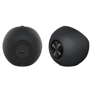 Parlante Creative Pebble V3 2.0, 8W/16W, Bluetooth, 3.5mm, USB-C Power/Audio, Black, 51MF1700AA000 / CREATIVE