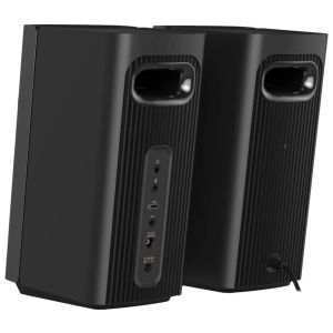Parlante Creative T60 2.0, 30W/60W, Bluetooth, USB-C, 3.5mm, Microfono, SB Surround, 220V, Black, 51MF1705AA001 / CREATIVE