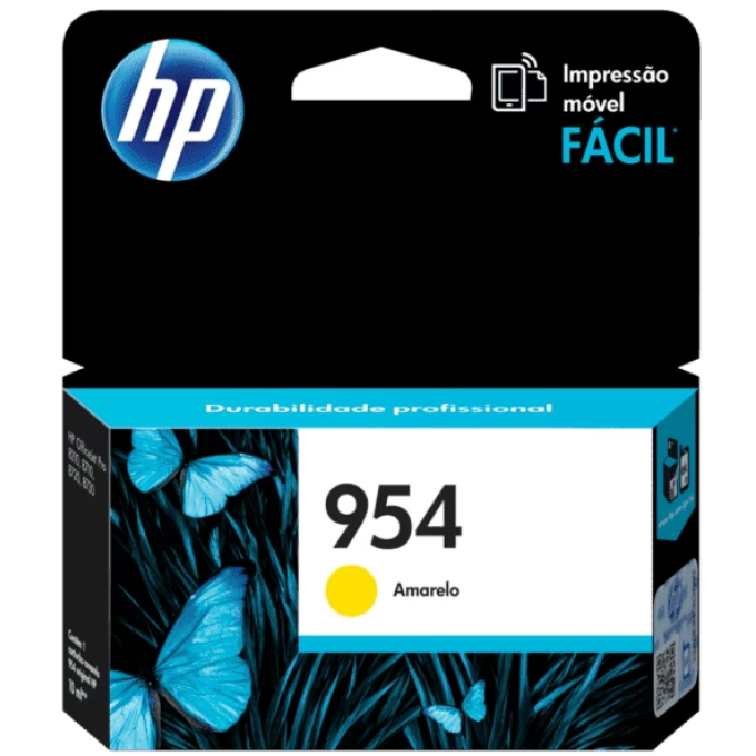 Cartucho de tinta HP L0S56AL (954) Amarillo para Impresoras OfficeJet Pro 7740, 8210, 8710, 8720, 8730, 8740, 7720, 8218, 8216 - 700 Paginas / HP