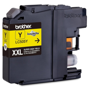 Cartucho de Tinta Brother LC-505Y XXL Amarillo para Impresoras DCP-J100, DCP-J105, MFC-J200, MFC-J245 - 1.300 Paginas / Brother