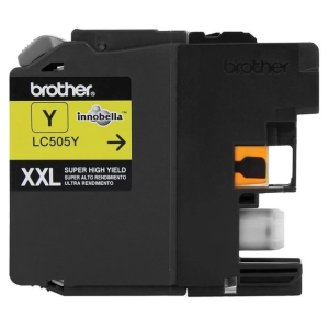 Cartucho de Tinta Brother LC-505Y XXL Amarillo para Impresoras DCP-J100, DCP-J105, MFC-J200, MFC-J245 - 1.300 Paginas