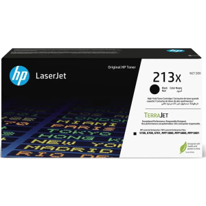 Toner HP 213X Negro (W2130X) para Impresoras LaserJet Enterprise 5700dn, 6700dn, 6701dn, MFP 5800dn, 6800dn - 9.000 Paginas