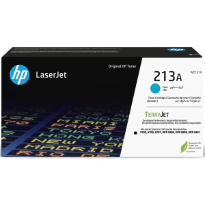 Toner HP 213A Cian(W2131A) para Impresoras LaserJet Enterprise 5700dn, 6700dn, 6701dn, MFP 5800dn, 6800dn - 3.000 Paginas , Celeste